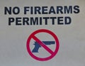 No Firearms Permitted