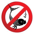 No fishing sign