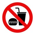 No food and no drinks allowed