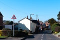 No footway pedestrians warning sign