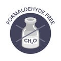 No Formaldehyde CH2O icon