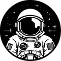 Astronaut - high quality vector logo - vector illustration ideal for t-shirt graphic