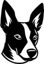 Basenji - high quality vector logo - vector illustration ideal for t-shirt graphic