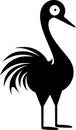 Dodo - high quality vector logo - vector illustration ideal for t-shirt graphic Royalty Free Stock Photo