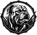 Cane corso - high quality vector logo - vector illustration ideal for t-shirt graphic Royalty Free Stock Photo