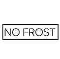 NO FROST black stamp on white Royalty Free Stock Photo