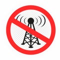 no 5g prohibition sign symbol