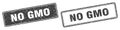 No gmo stamp set. no gmo square grunge sign Royalty Free Stock Photo