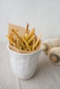 No guilt fries Royalty Free Stock Photo