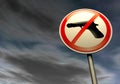 No guns Royalty Free Stock Photo