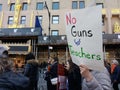 No Guns for Teachers, March for Our Lives, Protest, NYC, NY, USA Royalty Free Stock Photo