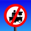 No hawking sign Royalty Free Stock Photo