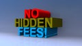 No hidden fees on blue