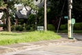 A `No Horn Honking` sign at an intersection