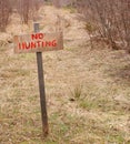 No Hunting Royalty Free Stock Photo