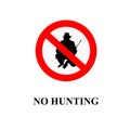 No hunting sign