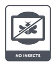 no insects icon in trendy design style. no insects icon isolated on white background. no insects vector icon simple and modern Royalty Free Stock Photo