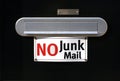 No junk mail Royalty Free Stock Photo