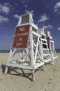 No Lifeguard On Duty Royalty Free Stock Photo