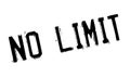 No Limit rubber stamp