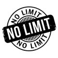 No Limit rubber stamp