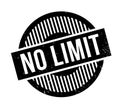 No Limit rubber stamp