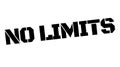 No limits black stamp