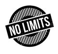 No Limits rubber stamp