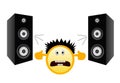 No loud music Royalty Free Stock Photo