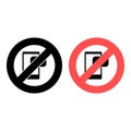 No love chat, correspondence icon. Simple glyph, flat vector of valentines day, love ban, prohibition, embargo, interdict,