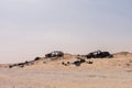 No-man's land between Morocco and Mauritania