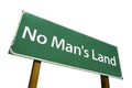 No Man's Land road sign