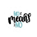 No means no