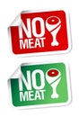 No meat stickers.