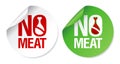 No meat stickers.