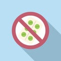 No medical pill icon flat vector. Disease drug