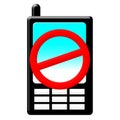 No mobil phone