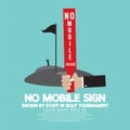 No Mobile Sign In Golf Tournament.