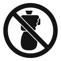 No money theft icon simple vector. Secure identity Royalty Free Stock Photo