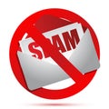 No more spam concept Royalty Free Stock Photo