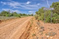 No Motorized Cross-Country Travel on this road Royalty Free Stock Photo