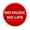 No music no life symbol