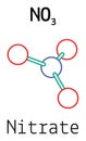 NO3 nitrate molecule