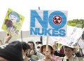 NO NUKES Royalty Free Stock Photo