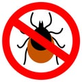 No parasites vector sign