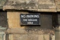 No Parking Fire Brigade Only Sign