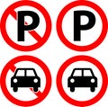 No parking Royalty Free Stock Photo