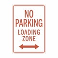 No parking loading zone