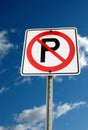 No parking sign