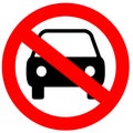 No parking sign Royalty Free Stock Photo